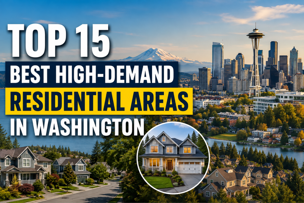 Top 15 Best High-Demand Residential Areas in Washington (2026 Guide)